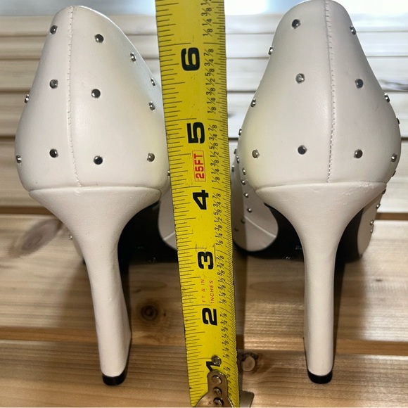 NEW Nine West Trial Women's Rhinestone Dress Pumps White size 7 - Picture 10 of 14